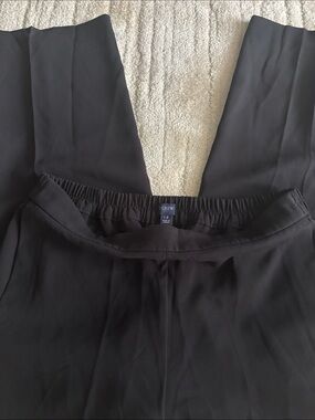 J. Crew Black Wide Leg Trousers